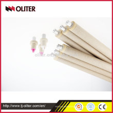 disposable expendable thermocouple with 604 connector temperature transmitter